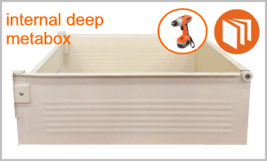 Blum Metabox deep internal drawer box