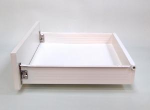 SHALLOW BLUM METABOX kitchen drawer (86mm high sides)