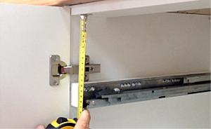 How to fit shallow inner Blum Tandembox Antaro drawer runners