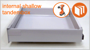 Blum tandembox shallow internal drawer box