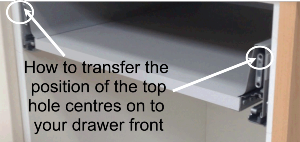 How to fit deep Blum Tandembox Antaro drawer front