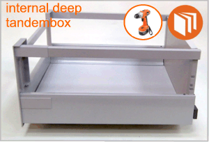 Blum tandembox deep internal drawer box