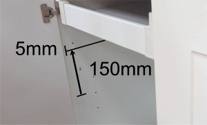 How to fit inner deep Blum  Metabox drawer runners