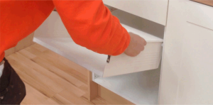 How to fit deep Blum Metabox drawer runners