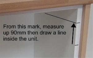 How to fit shallow Blum Metabox  drawer runners