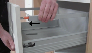 How to fit deep Blum Tandembox Antaro drawer front