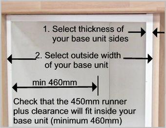Shallow Blum Metabox Replacement Kitchen Drawers
