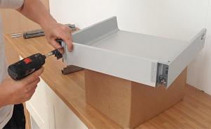 How to assemble shallow Blum tandembox Antaro drawer