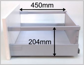 blum tandembox drawer deep box kitchen 204mm drawers sides side replacement included 450mm