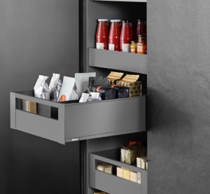 INTERNAL BLUM LEGRABOX PURE Soft Close 3 Kitchen Drawer Pack (1 x shallow 2 x deep)