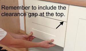How to fit deep Blum Tandembox Antaro drawer runners