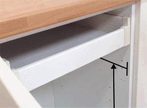 How to fit inner deep Blum  Metabox drawer runners