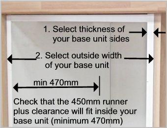 Internal Blum Tandembox 3 Kitchen Drawer Pack Any Size