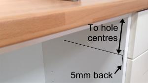 How to fit shallow inner Blum Tandembox Antaro drawer runners
