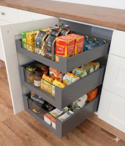 INTERNAL BLUM LEGRABOX PURE Soft Close 3 Kitchen Drawer Pack (1 x shallow 2 x deep) Glass Fronts