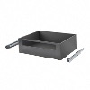 INTERNAL BLUM LEGRABOX PURE Soft Close 3 Kitchen Drawer Pack (1 x shallow 2 x deep) Metal Fronts