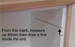 How to fit shallow Blum Tandembox  Antaro drawer runners