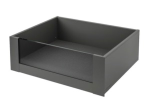 INTERNAL DEEP BLUM LEGRABOX PURE Soft Close kitchen drawer Glass Front