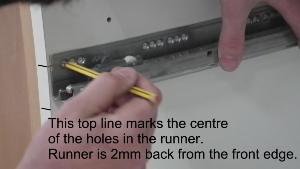 How to fit deep Blum Tandembox Antaro drawer runners