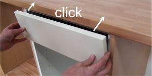 How to fit shallow Blum Tandembox Antaro drawer front