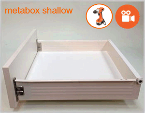 Blum Metabox shallow drawer box