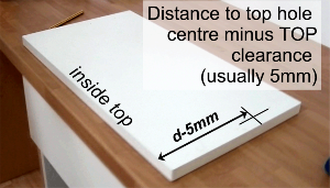 How to fit deep blum metabox drawer front